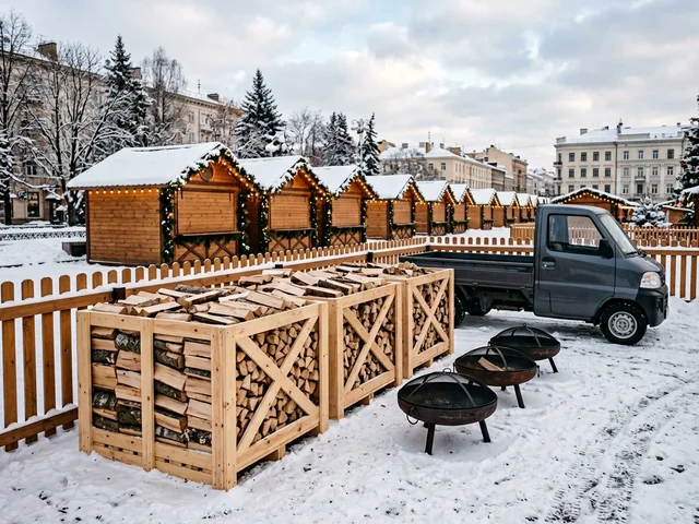 Дрова для ярмарок и городских праздников в Косине